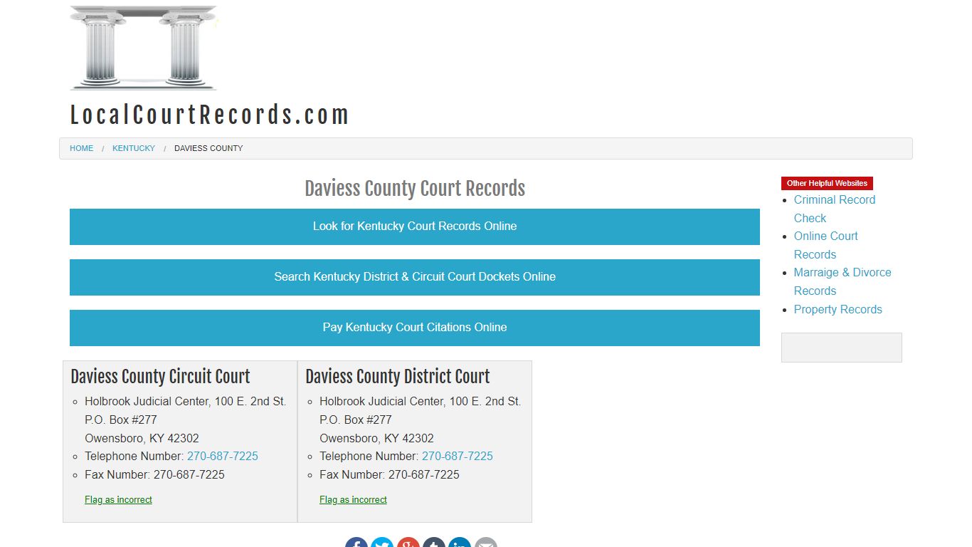 Daviess County Court Records - Kentucky